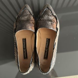 Vintage Maud Frizon snakeskin loafers. Excellent condition. US Size 7